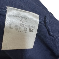 【ジェイクルー】オシャレ ネイビー ノースリーブワンピース Vネック XSの画像