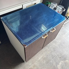 未使用 レマン ガス台 コンロ台 作業台 750×550×630mmの画像