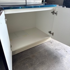 未使用 レマン ガス台 コンロ台 作業台 750×550×630mmの画像