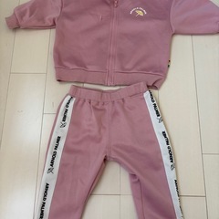 子供服　80サイズ　40点まとめ売り　ベビー服　冬物　長袖　長ズボン　セットアップ　総柄　花柄　チェック　パジャマ　ディズニー　アーノルドパーマー  フルーツオブザルームの画像