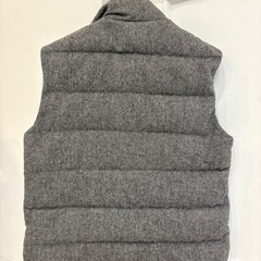 Moncler グレー ベスト ウール・ナイロン混合の画像