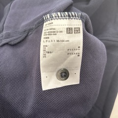 ユニクロ　メンズポロシャツ　の画像