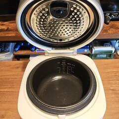 良品 BALMUDA The Gohan バルミューダ炊飯器 K08A-WH ホワイト IH電気炊飯器 3号炊き（0.54L）の画像