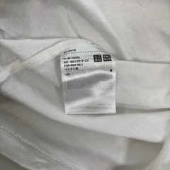 白　Tシャツの画像