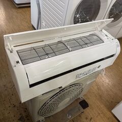 美品【 HITACHI 】日立 100V おもに6畳用 ルームエアコン コンパクト設計 AJシリーズ リモコン付 ポンプダウン済 RAS-AJ22Lの画像