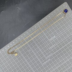 Christian Dior【クリスチャンディオール】 ネックレス レディース　ラピスラズリ　カラーストーン　ゴールドカラー　ヴィンテージの画像