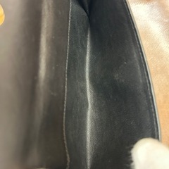 ボッテガヴェネタ牛革ロングウォレット二つ折り長財布さいふレザー黒色系サイフ小銭入れ有本革男性用ユニセックスメンズレディースブラックの画像