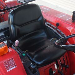 ヤンマ トラクタ F235D 23馬力 フロントタイヤ新品 パワステ 倍速 バックアップ バイザ【簡易清掃・下取歓迎】【農機具でっく】【福岡】【トラクター】の画像