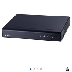 防犯暗視カメラ4台 モニター デジタルビデオレコーダー フルセット配線10m以上の画像