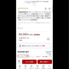 sheer 2人掛けソファーの画像