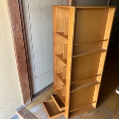 書棚 ブックシェルフ 飾り棚　回転式の画像