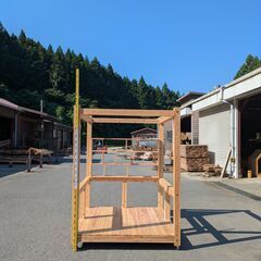 群馬県下仁田町産・自社加工の木製フレーム構造】屋外設置用｜直接取引限定の画像