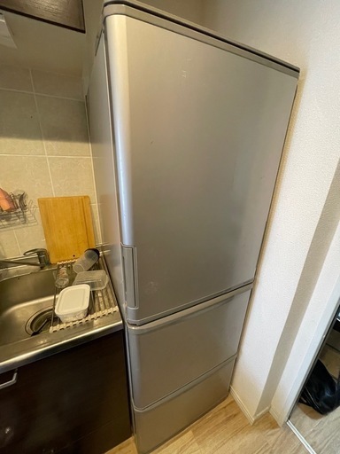 ★本日19時で受付終了★ 350L 冷蔵庫　シャープ　2021年製　SJ-W353G-N