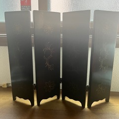 【調整中】卓上衝立・漆塗、螺鈿（高さ30cm）の画像