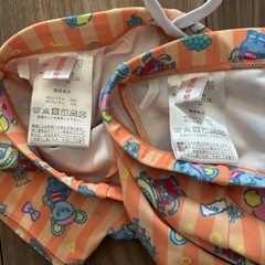 【美品】にこにこ、ぷん水着 2枚セット 90㎝、95㎝の画像