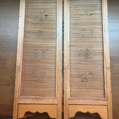 【調整中】竹の卓上衝立（高さ27cm）の画像