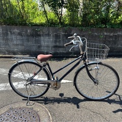 シティサイクル　ギア３段　27インチ　日本製の画像