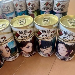 DyDoダイドー缶コーヒー鬼滅の刃/オリジナル、カフェオレ、微糖の画像