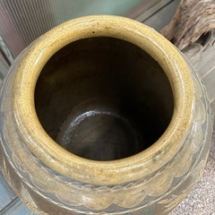 陶器 蓋付き容器 壺　アジアン、ドラゴンの画像