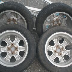値下げ！165/60R14 スズキ純正アルミホイール 4本の画像