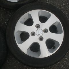 値下げ！165/60R14 スズキ純正アルミホイール 4本の画像