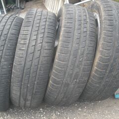 値下げ！165/60R14 スズキ純正アルミホイール 4本の画像