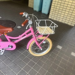【屋内保管】子供用自転車　16インチ　SCALARE STYLE 16 美品　補助輪付きの画像