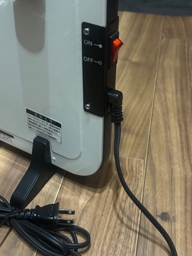 山善 ミニ パネルヒーター 足元ヒーター (温度調節機能付