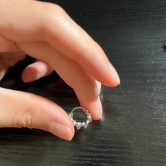 シルバー925両耳ピアスの画像