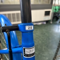 リユースのサカイ東金店  折りたたみ自転車 20インチ 青 ※ギア不良 TJ13474の画像