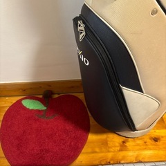 りんご型ラグ🍎ミニカーペット⭐︎インテリアの画像