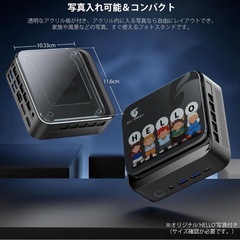 ミニPC Ryzen 7 7735HS 8コア/16スレッド 最大4.75GHzの画像