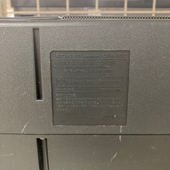 SONY ラジオカセットレコーダーの画像