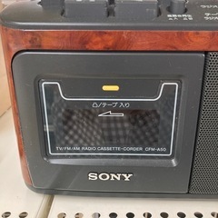 SONY ラジオカセットレコーダーの画像