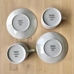 ウェッジウッド　ヴェラウォンヴェラレース　ゴールド　シルバー　カップ&ソーサーの画像