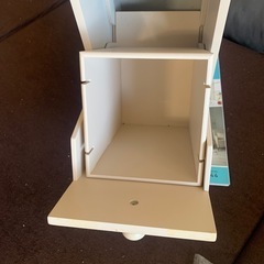 値下げトイレットペーパー入れ収納箱付きの画像