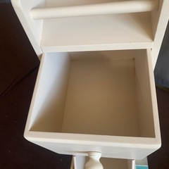 値下げトイレットペーパー入れ収納箱付きの画像