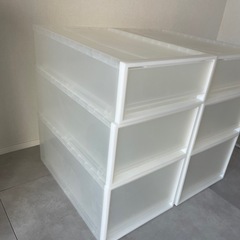 【決まりました】
無印　ポリプロピレン　衣装ケースの画像