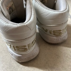 スニーカー白21㌢の画像