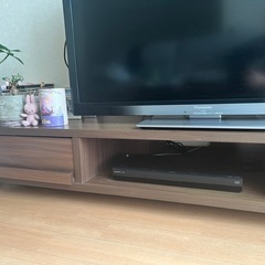 おしゃれローボード、ヴィンテージウッドカラーTV台の画像