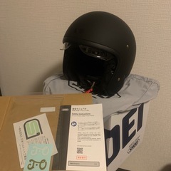 【ほぼ新品】SHOEI JO ヘルメット Lサイズ マットブラックの画像