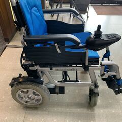 ★来店限定★　ケアテックジャパン　HAPPINESS MOVE-S　自走用 電動車椅子 車いす　YA317A/B　介護用品　充電器・バッテリー付き　の画像