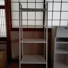 IKEA　シェルフ　レールベリ　ホワイトの画像