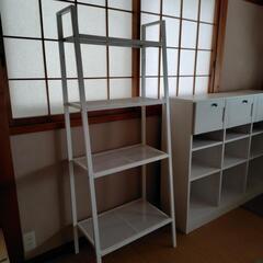 IKEA　シェルフ　レールベリ　ホワイトの画像