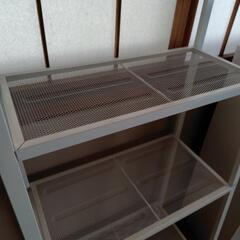 IKEA　シェルフ　レールベリ　ホワイトの画像