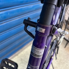 リユースのサカイ東金店 自転車 26インチ 紫 TJ13480の画像