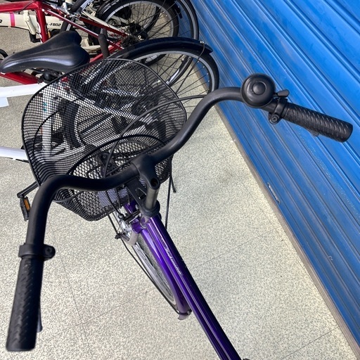 リユースのサカイ東金店 自転車 26インチ 紫 TJ13480