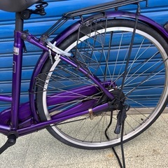 リユースのサカイ東金店 自転車 26インチ 紫 TJ13480の画像