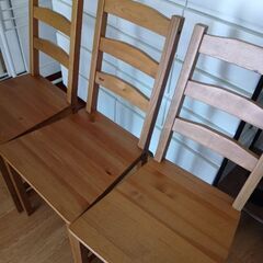 IKEAイケアダイニングチェア3脚セットの画像