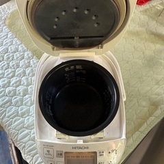 日立 圧力スチームIH炊飯器 5.5合 パールホワイト RZ-BV100M Wの画像